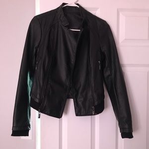 Faux Leather Jacket